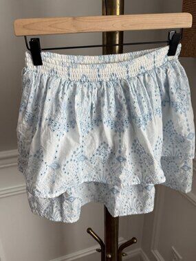 Mini Skirt with Smocked Waist